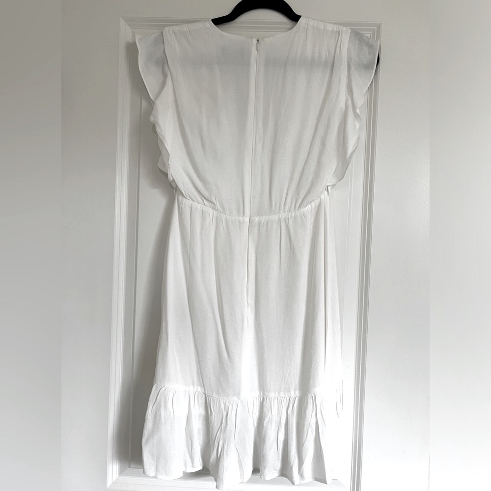 NWT Bardot Ivory Flowy Mini Fit & Flare Dress Size US 4/XS - Picture 3 of 6